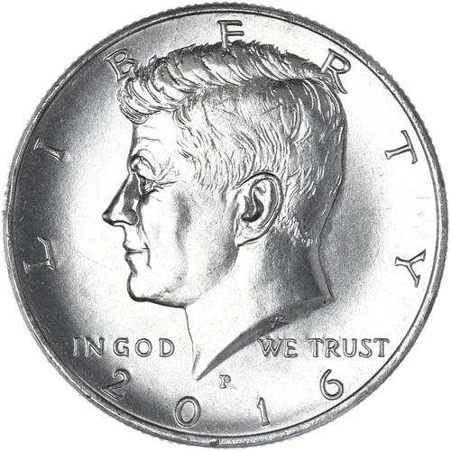 2016 P Kennedy Half Dollar Uncirculated from Mint Set