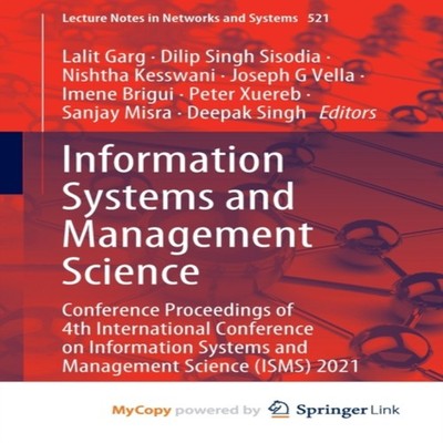 Information Systems and Management Science : Conference Proceedin