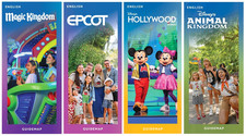 2026 Walt Disney World Theme Park Guide Maps 4 Current Park Maps New Free Ship