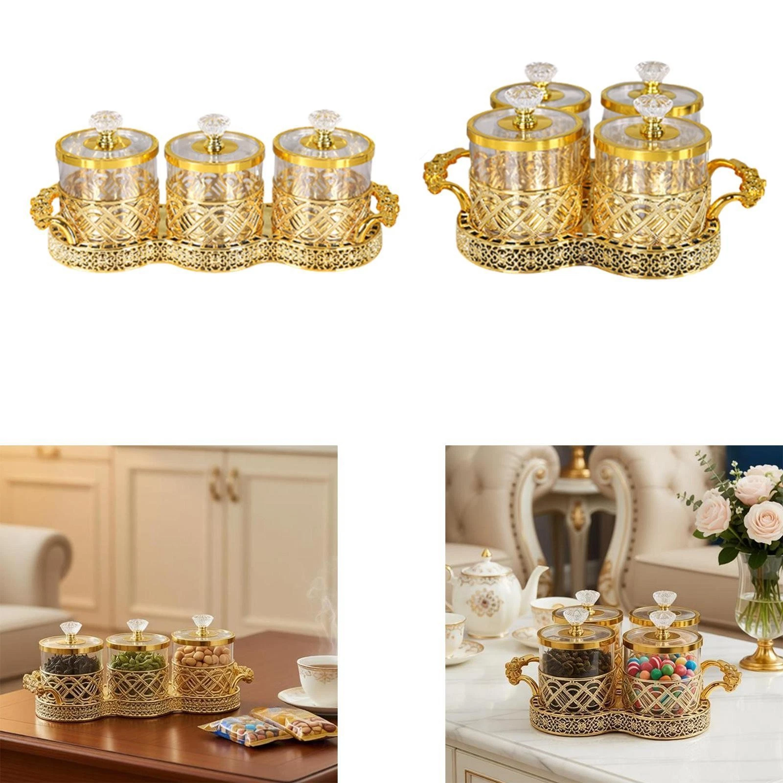 Food Storage Jar Pantry Organization Cereal Canister for Nuts Sugar Wedding