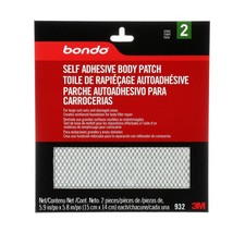Bondo Self-Adhesive Body Patch, For Large Rust-Outs and Pack, Metallic
