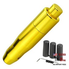5 Push Button Shifter Knob Long Weighted Gear Stick Shift Handle - Alloy Gold