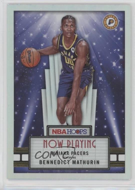2022-23 Panini NBA Hoops Now Playing Holo Bennedict Mathurin #6 13hf