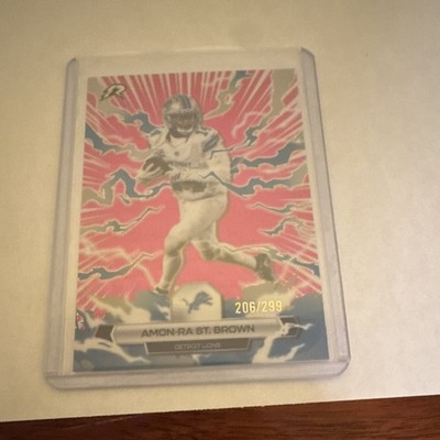 2025 Topps Amon-Ra St. Brown Detroit Lions #32 Serial Numbered 206/299