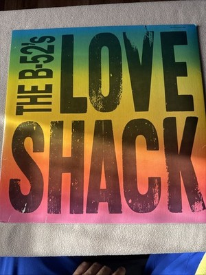RARE! The B-52 s   Love Shack 12  Single 1989 Reprise 92 13180 Remix Vinyl