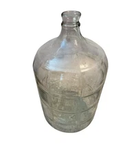 Vintage Glass Water Jug Dispenser No Lid