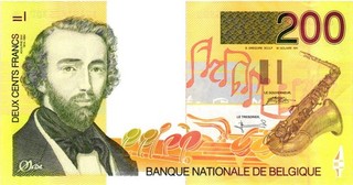BELGIUM 200 FRANCS 1995 P 148 AUNC Banknote
