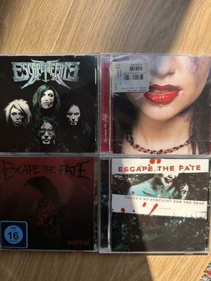 Escape the Fate CD lot No Sympathy Dying is Ungrateful self titled 2 NEW SEALED