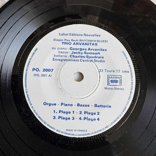 Set 5 records 33 rpm Georges Arvanitas Llibrary Piano Bass Drums Exercises - Picture 3 of 10