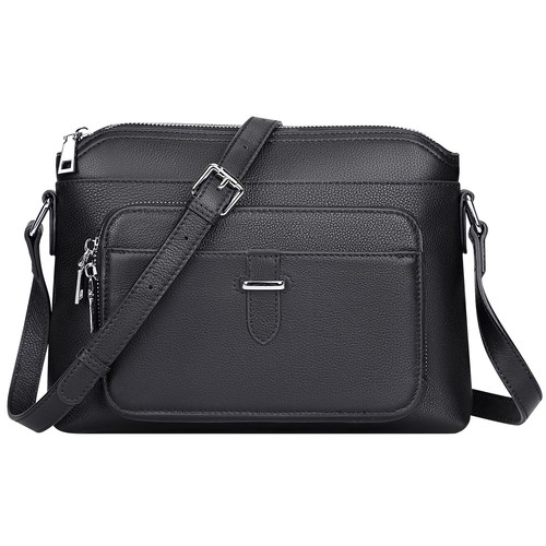 Genuine Leather Crossbody Bags for Women Small Ladies Handbags and Purses wit...