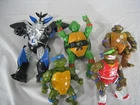 Vintage Teenage Mutant Ninja Turtles Action Figures Bundle Playmates 1980s 1990s