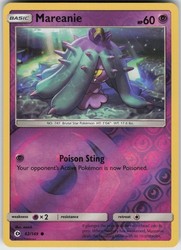 Mareanie 62/149 Sun & Moon Base Set Reverse Holo Common
