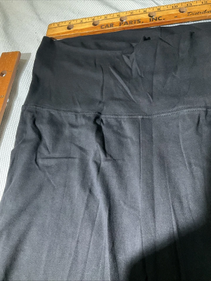 G W Sport Pants Womens Large Black Pull On Athleisure Lounge Stretch Yoga Casual - Image 3 of 4