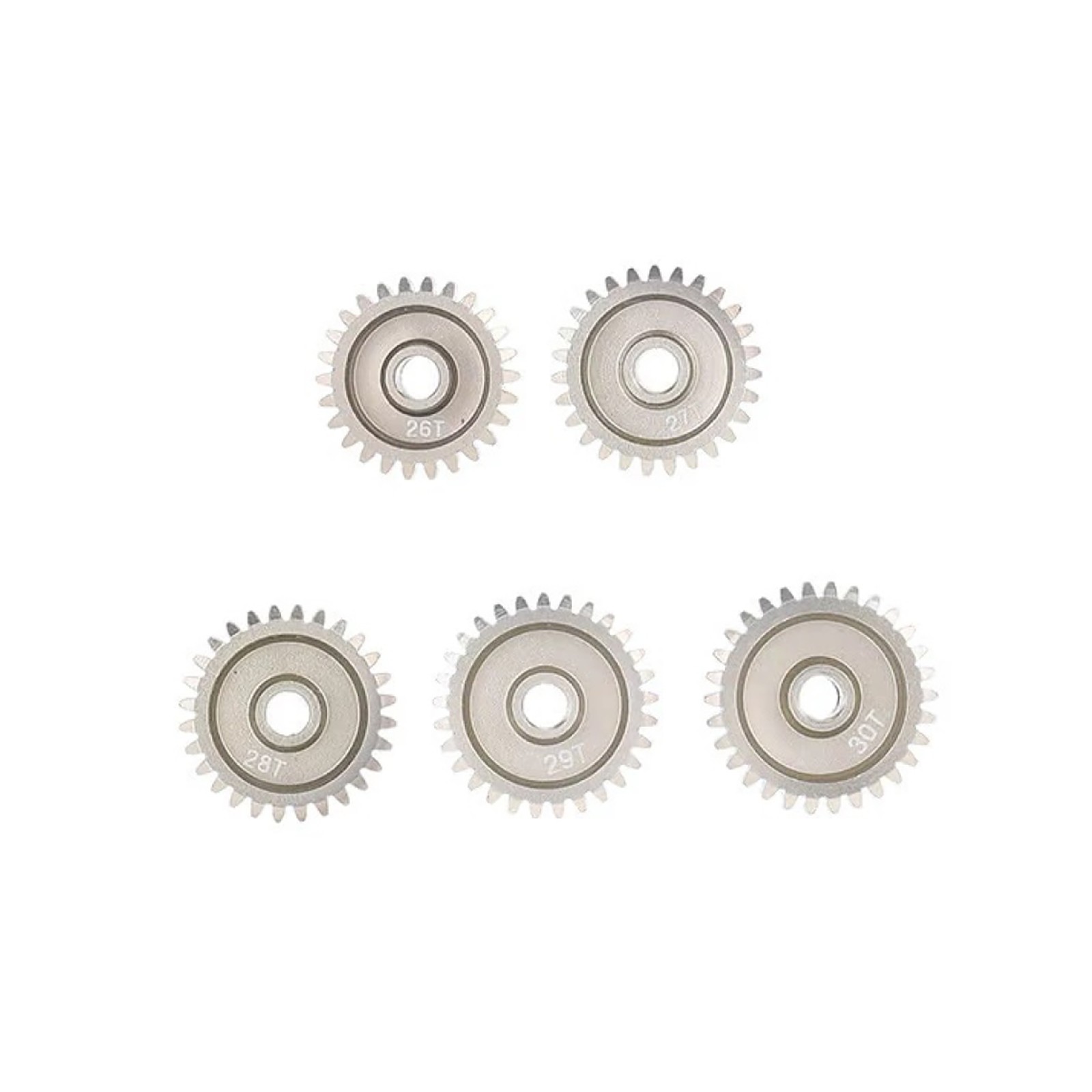 5Pcs 48DP 3.175mm 26T-30T Pinion Gear for 1/10 RC Brushed/Brushless Motors