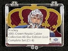 2001 Crown Royale Hockey Calder Collection All-Star Edition Gold /1000
