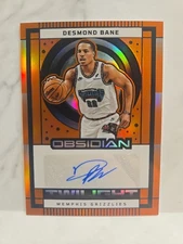 2024-25 Obsidian Basketball Electric Etch Orange Flood Desmond Bane /99 Auto