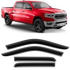 Tape-On Extra Durable Rain Guards for Dodge Ram 1500 2019 2026 For RAM 19-26
