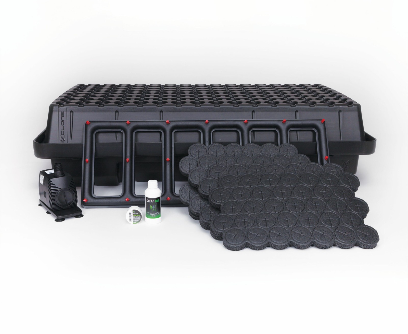 EZ-Clone Low Pro 128 Aeroponic System - Black/White - Cloning Machine Propagator