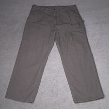 Carhartt B151 Canvas Dungaree Fit Carpenter Work Pants Mens 42x30 Light Brown