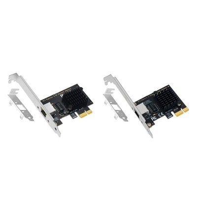 Drive Free 2500Mbps Fast PCI Express RJ45 Ethernet Adapter LAN PCIE