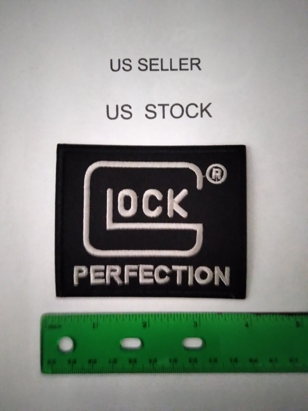 Glock Perfection Patch 4inch Sew-on Iron On Free Shipping 