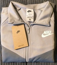 Kids Nike Jacket, Dry-Fit, 100 Polyester, Color -Two Tone Gray, Size S
