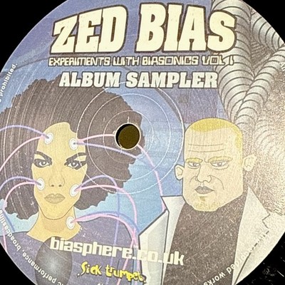 Zed Bias - Experiments With Biasonics Vol 1 Album Sampler 12  Vinyl VG+ 2007