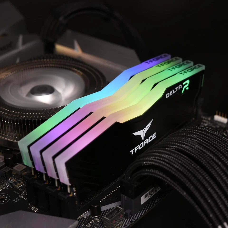 TEAMGROUP T-Force Delta RGB DDR4 16GB (2x8GB) 3200MHz 16GB(2x8GB), Black  - Image 3 of 4
