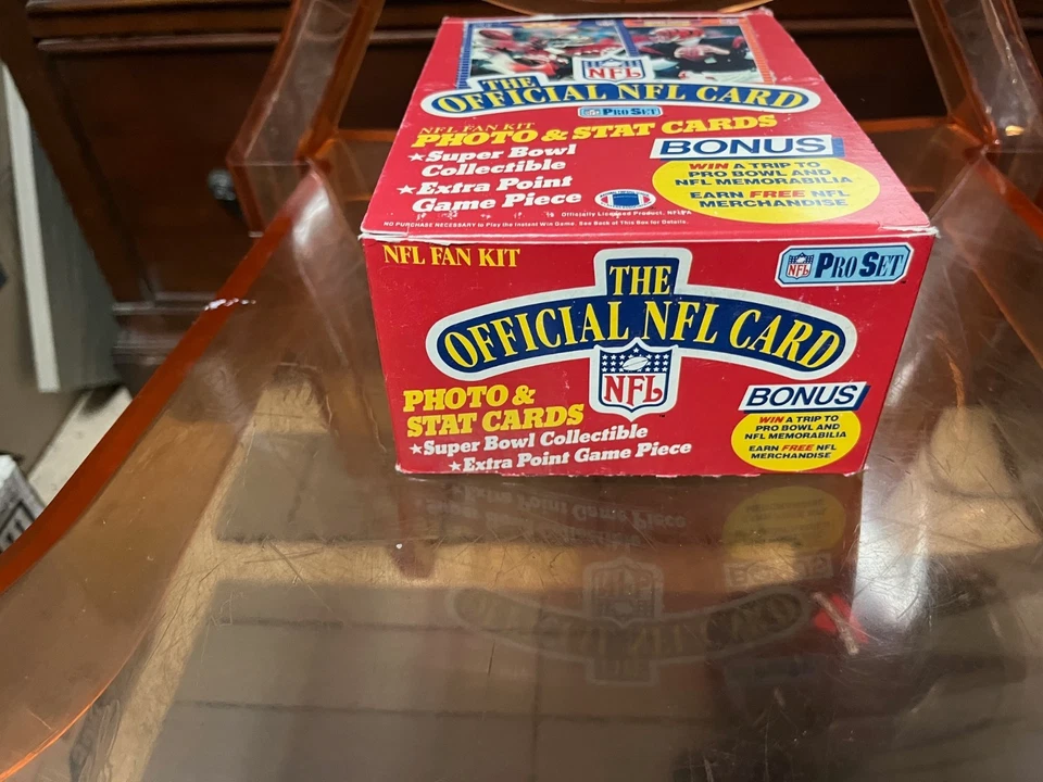 Juego de cartas de fútbol americano profesional de la NFL serie 1 1989 paquetes de 36 tarjetas coleccionables Foto 4 de 4