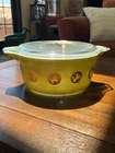 Vintage Pyrex Zodiac Casserole Dish w/ Lid 475-C 2.5 Qt Astrology Symbols Promo