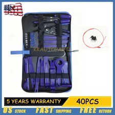 40Pcs Car Trim Removal Tool Set - Auto Push Pin Retainer Clips & Pliers for Car