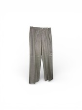 Carolina Herrera Women's Wool And Silk Blend Dressy Wide Leg Pants Size 10