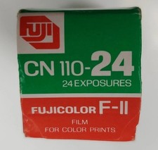 Fujicolor F II Color Film Expired Process Before 1982/5 Unopened Box