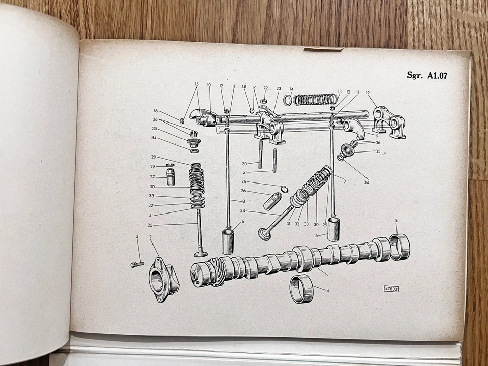 FIAT 1500 Cabriolet – CATALOGO PARTI RICAMBIO – 1ª ediz. - XI/1963 - 1000 copie - Immagine 3 di 4
