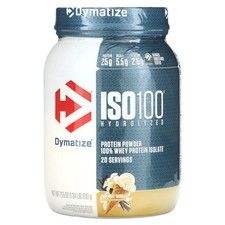 ISO100  Hydrolyzed, 100 Whey Protein Isolate, Gourmet Vanilla, 1.34 lb 610 g 