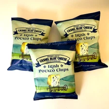 3 Packs Trader Joe's Cashel Blue Cheese Irish Potato Chips 5.5 oz Each Pack
