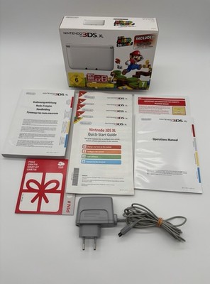 Nintendo 3DS Super Mario 3D Land Pack Ice White Leer OVP mit Kabel