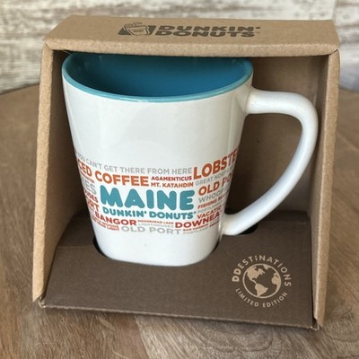 Dunkin Donut MAINE DD Destinations Coffee Tea Cup Mug 12oz Limited Edition