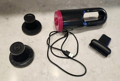 Ionvac Cordless Vacuum 8145 PARTS (Charges Work Good, CANISTER BROKE) 2 Filters