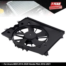 Radiator Cooling Fan Assembly Driver Side For Honda Pilot 2016-2021 AC3115125
