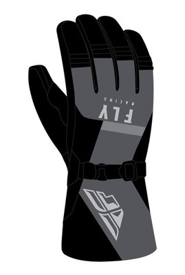 Fly Racing 363-3921S Cascade Gloves Sm Black/Gray