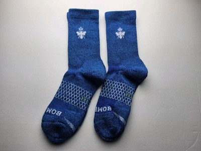 Bombas Hex-Tec Athletic Crew Socks Lot Of 2 Pairs Size M