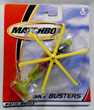 2002 Matchbox Sky Busters Military Helicopter GREEN, NIB
