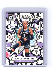 2025 Panini Donruss WNBA Kayla Thornton #3 Gold Press Proof My House