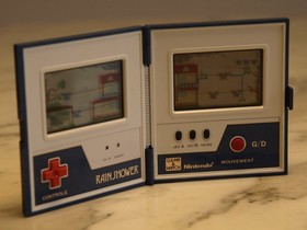 Rare FRENCH Version BOXED Rain Shower NINTENDO Game & Watch VINTAGE 1983 JI21