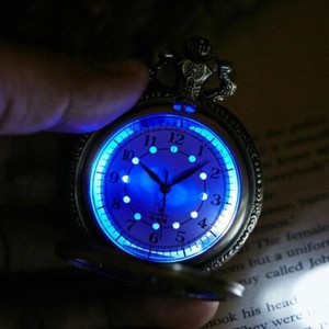 light up pocket watch