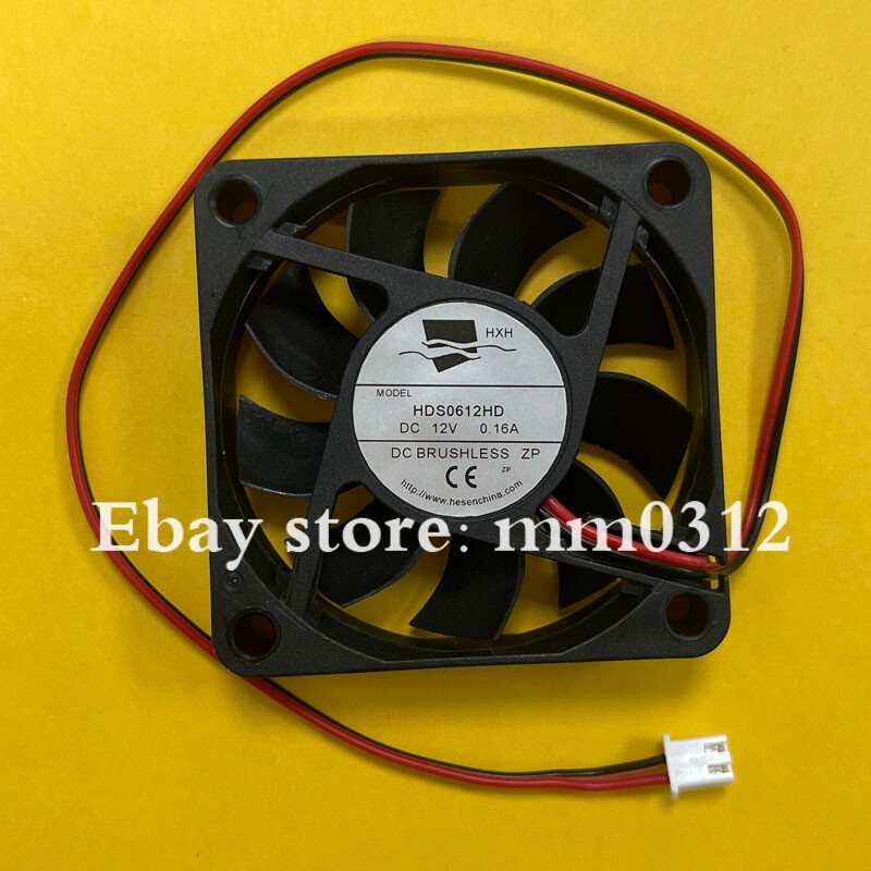 HXH HDS0612HD DC12V 0.16A 6CM 2-Pin Cooling Fan | eBay