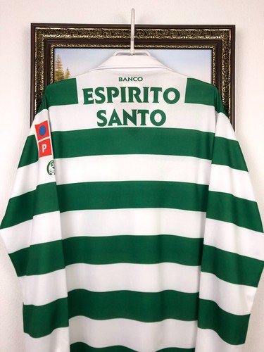 Sporting Club Home football shirt 2005 Soccer Long Sleeve Jersey Mens Size L - Picture 16 of 17