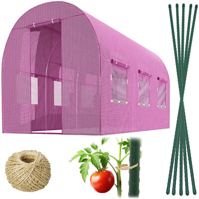 PLONOS Gewächshaus Growbox Growzelt Greenhouse Gartentunnel Folientunnel