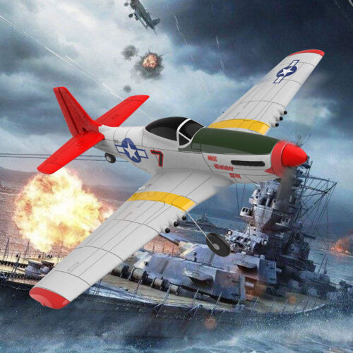 2.4G P51D Mustang 4CH Fighter 400mm RC Airplanes 6-Axis Gyro Aerobatic Planes - Picture 3 of 23